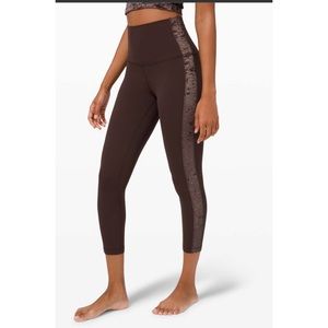 Lululemon Align Super HighRise Crop crushed velvet